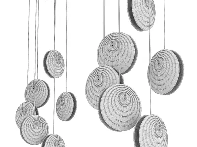 Pendant lamp F Promo Media 4485 6P 3D model