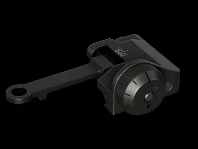 KAC 300 - Iron Sight  Low-poly 3D model