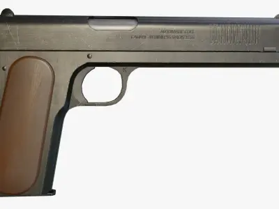 Colt M1900 Low-poly 3D model