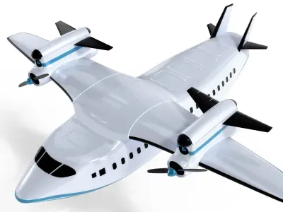 Flying boat 3D model purchase