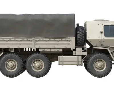M1083 MTV Cargo Truck Low-poly 3D model