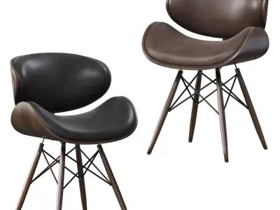  Chair OSSA czarne 3D model