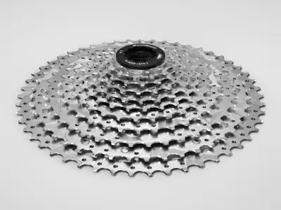 MTB Cassette steel Low-poly 3D model
