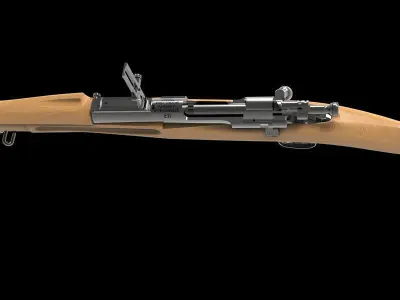 1903 springfied Low-poly 3D model