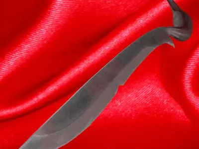 Indo persian horn knife 3D model