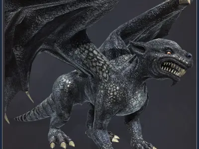 Dragon Beast Low-poly 3D model purchase
