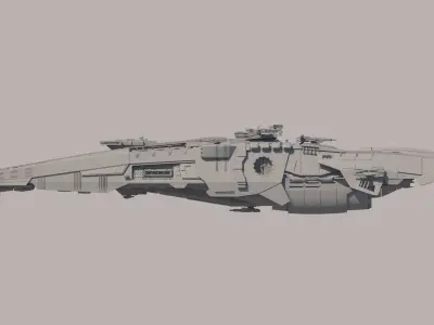 Space Battle Cruiser 3D model purchase