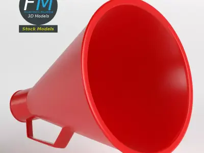 Acoustic megaphone 2 3D model