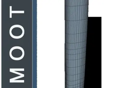 Hammer Middle Poly 3D model