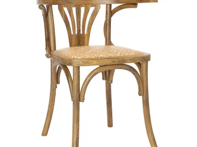 Wooden chair Vienna Type  3D model