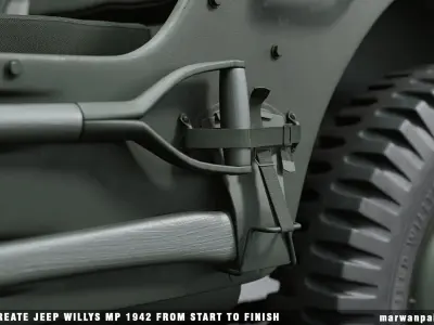 Jeep Willys MB 1942 3D model purchase