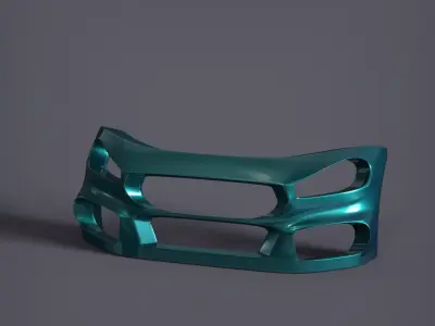 Bumper model STL tuning part  3D model