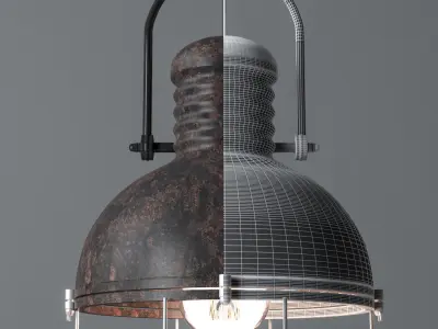 Industrial Lighting Set 2 3D model