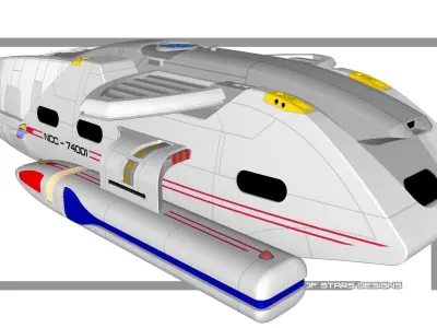 Star Trek - Condor Class early warning runabout 3D print model