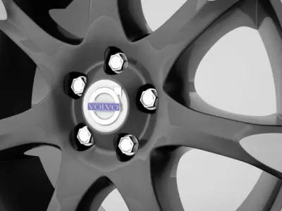 Volvo S60 rims collection 3D model
