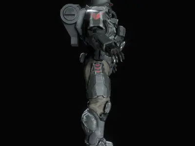 Armored Juggernaut Soldier 3D model purchase