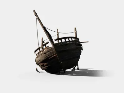 Shipwreck Camping 3D model