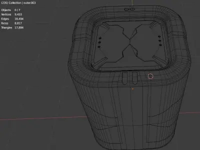 sci fi item 3D model