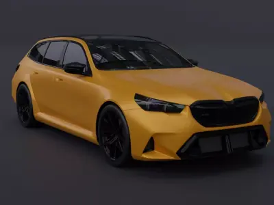 Generic Estate 2 Low-poly 3D model