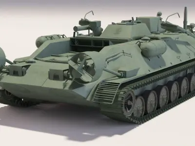 IRM Zhuk Russian Engineer Reconnaissance Vehicle - Premium Low-poly 3D model