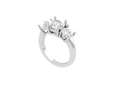 Wedding Ring  3D print model 230