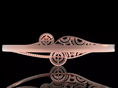 Art Deco Bracelet 05 3D print model