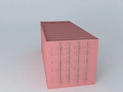 Container shipping Free 3D model 2