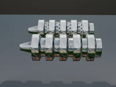 High quality Screw 3D Model 3D model