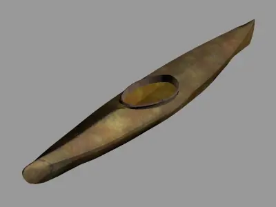Cape Falcon Kayak Free low-poly 3D model