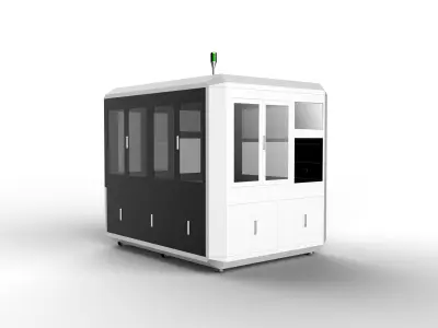 automatic assembly machine 3D model