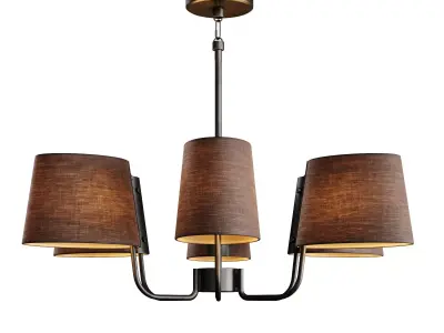 Martineau Round Chandelier 36 3D model
