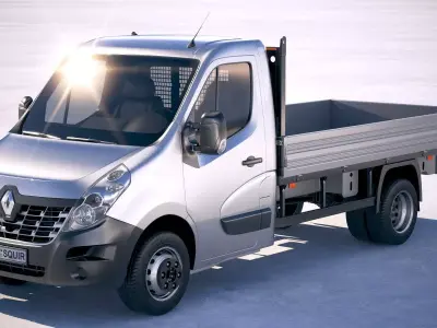 Renault Master Tipper 2018 3D model