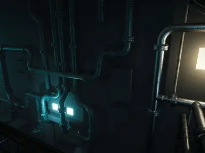 Pipe Pack Low-poly 3D model