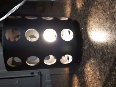 PRINTABLE A-10 GAU-8 LAMP SHADE  3D print model