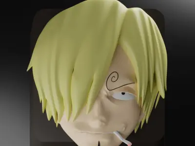ONE PIECE PART 2 KEYBOARD BUTTONS 3D print model