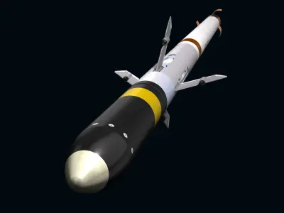 HEAT APAM Warhead for Hydra 70 APKWS II 3D model