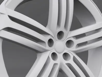  3D TYRE RIM  Low-poly 3D model