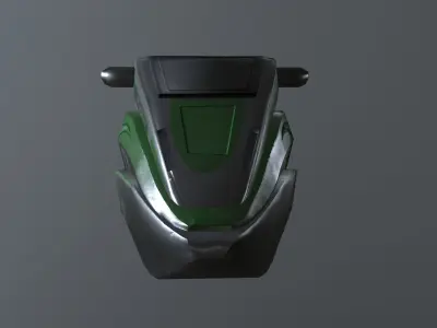 Water Scooter Low-poly 3D model
