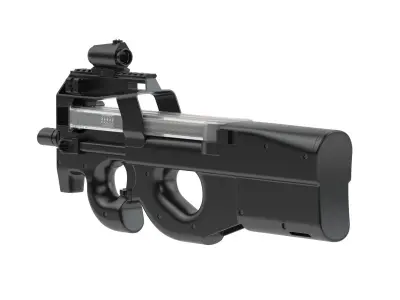 FN P90 3D model buy