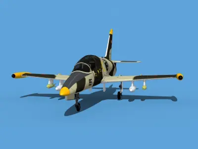 Aero Vodochody L-39C Albatross E Germ 01 3D model