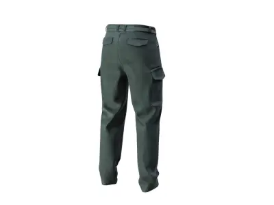 Pants 66 - All MH Bodies - UE5 Skeletons - Rigged Low-poly 3D model