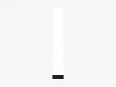 Locker - Laminate - Integral - Classic - 2 Door Low-poly 3D model