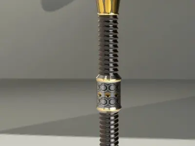 War Hammer or Blacksmith fantasy medieval game ready  Low-poly 3D model