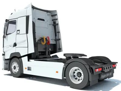 Generic Semi Truck 3D model purchase