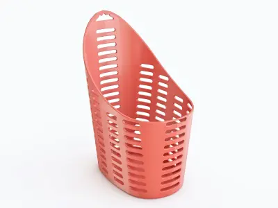 Plastic basket 01 3D model purchase