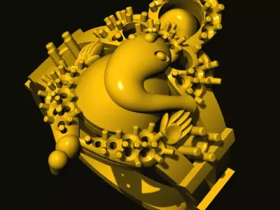 ganesh ring 3D print model