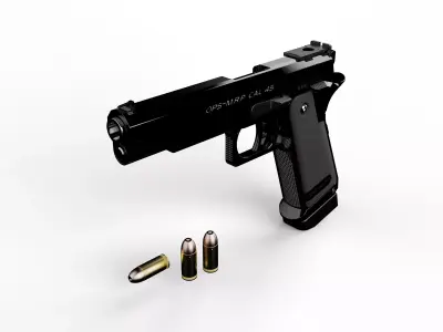 OPS - MRP CAL45 Pistol 3D model