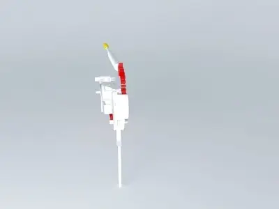How a hand gun works Free 3D model