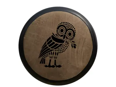 The famous Hoplon shield 3D model