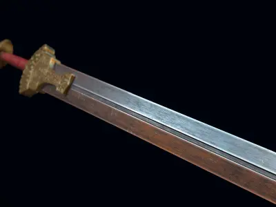 The Viking Age Sword Low-poly 3D model